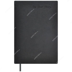 FIS Undated Any Year Diary, FSDIUD3813, 148 x 210MM, 384 Pages, Black