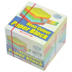 FIS Loose Paper Block, FSBL8X8X7C5, 8 x 8 x 7CM, Multicolor