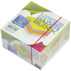 FIS Loose Paper Block, FSBL9X9L5C5001, 9 x 9CM, 500 Sheets, Multicolor