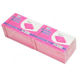 FIS Sticky Notes Set, FSPO35FPI, 100 Sheets, 3 x 5 Inch, Fluorescent Pink, PK12