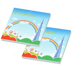 FIS UAE Burj Khalifa Design Sticky Notes Set, FSPO3350D5, 50 Sheets, 3 x 3 Inch, Blue, PK2