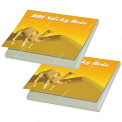 FIS UAE Camel Design Sticky Notes Set, FSPO4350D1, 50 Sheets, 3 x 4 Inch, White, PK2