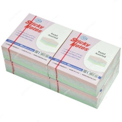 FIS Sticky Notes Set, FSPO333CP300, 300 Sheets, 3 x 3 Inch, Assorted, PK4