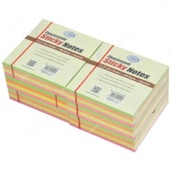 FIS Sticky Notes Set, FSPO334C200, 200 Sheets, 3 x 3 Inch, Assorted, PK6