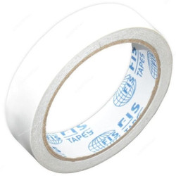 FIS Double Sided Tape, FSTA1X15DS, 1 inch x 15 Yard, White
