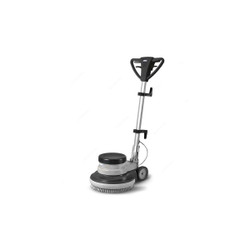 Floorider Single Disk Scrubbing Machine, L154, 17 Inch, 1000W, 154 RPM, Black and Grey