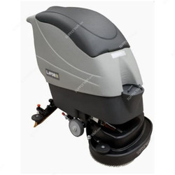 Lavor Twin Brush Walk Behind Scrubber Dryer, EASY-R-66BT, 600-480W, 150 RPM, 660MM, Gray and Black