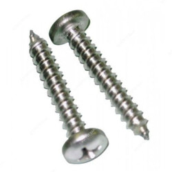 Patta Self Tapping Screw, STSPANNKL, Nickel Plated, M6 x 1/2 Inch, PK1000