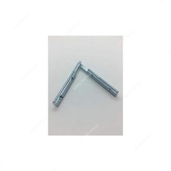Extrusion 45 Degree Type A Profile Cross Connector, 20 Series, Steel, 74 x 74MM