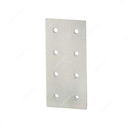 Extrusion Reinforcement Flat Plate, 30 Series, 8 Hole, Aluminium