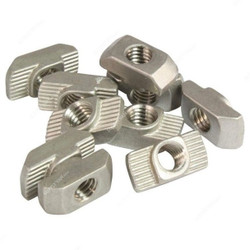 Extrusion T-Hammer Nut, 40 Series, Stainless Steel, M5, PK10