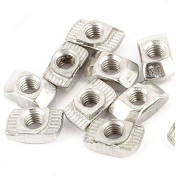 Extrusion T-Hammer Nut, 45 Series, Stainless Steel, M4, PK50