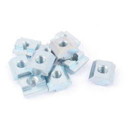 Extrusion T-Sliding Nut, 40 Series, Metal, M6, PK10