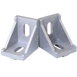 Extrusion 90 Degree Corner Bracket, 40 Series, Aluminium, 40 x 40MM, PK2