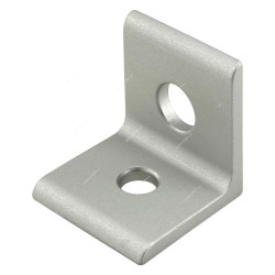 Extrusion Inside Corner Bracket, 15 Series, 2 Hole, Aluminium