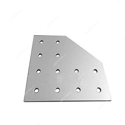Extrusion 90 Degree Reinforcement Flat Plate, 40 Series, 12 Hole, Aluminium, 800MM