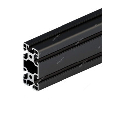Extrusion T-Slot Profile, 40 Series, Aluminium, 40 x 80MM, Black