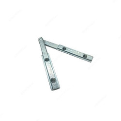 Extrusion Profile Cross Connector, 45 Series, 4 Hole, Steel, 62 x 62 MM