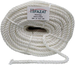 Hifazat Rope, SHGT-MR-W10100, Polypropylene, 10MM x 91.44 Mtrs, White