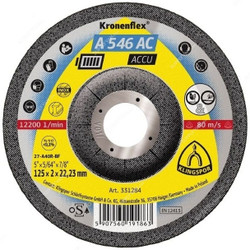 Klingspor Grinding Disc, A546AC, Kronenflex, Accu, 125MM