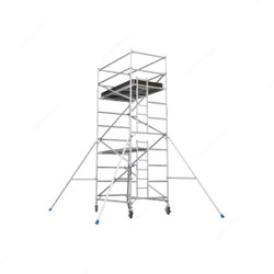 Topman Mobile Wide Scaffolding, AMWS9, Aluminium, 9 Mtrs, 225 Kg Loading Capacity