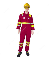 Empiral Coverall, E31005120, Cotton, M, Red