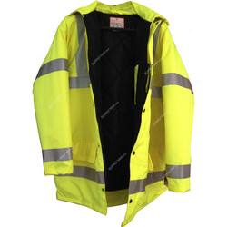 Empiral Parka Winter Jacket, E304550905, Arctic, 100% Polyester, 2XL, Fluorescent Yellow