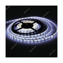 Bright LED Strip Light, 5 Mtrs, 30W, 12VDC, Cool White