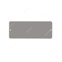 MK Blank Plate for Floor Box, CXP30201, Pre-Galvanised Steel, 19.2 x 10CM, Grey