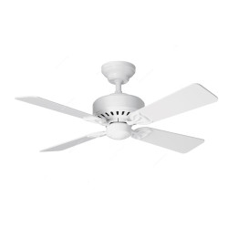 Hunter Ceiling Fan, 24170, Bayport, 4 Blade, 107CM, White