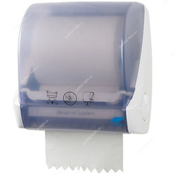 Intercare High Capacity Hand Towel Dispenser, Plastic, Auto Cut, White