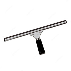 Intercare Window Squeegee, Stainless Steel, 45CM, Black and Silver