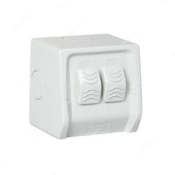 ABB Electrical Switch, WSW221, 2 Gang, 2 Way, 16A