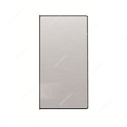 ABB Electrical Switch With Wall Plate, AMD10222-ST-plus-AMD5144-ST, Millenium, 2 Gang, 1 Way, 10A