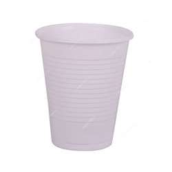Hotpack Disposable Cup, PC6PP, Plastic, 6 Oz, White, 50 Pcs/Pack