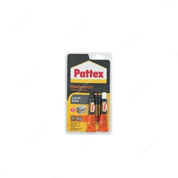 Pattex Power Epoxy Adhesive, 866008, Steel, 11ML, 2 Pcs/Pack