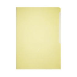 Durable Transparent File Folder, 233904, PVC, A4, Yellow, 50 Pcs/Box