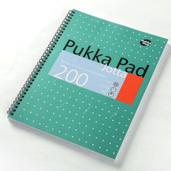 Pukka Pad Ruled Wiro Notebook, A4, 80 Gsm, 200 Pages