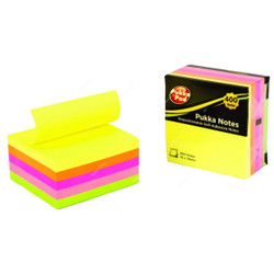 Pukka Pad Sticky Note, 76 x 76MM, Neon Yellow, 400 Pcs/Pack