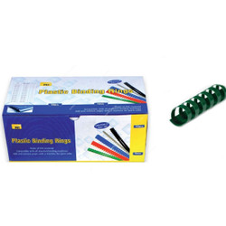 PSI Binding Ring, PSBR14GR, Plastic, 125 Sheets, 14mm, Green, 100 Pcs/Pack