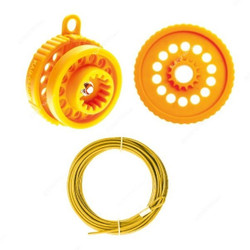 Kab-O-Lok Cable Lockout Set, 39269099, 10 Mtrs, Yellow, 3 PCS/Set