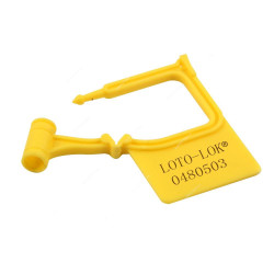 Loto-Lok Security Seal, PS-PL05-YL, Polypropylene, 40 x 48MM, Yellow, 50 Pcs/Pack