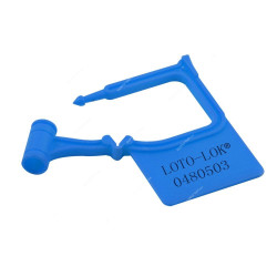 Loto-Lok Security Seal, PS-PL05-RB, Polypropylene, 40 x 48MM, Royal Blue, 50 Pcs/Pack
