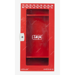 Loto-Lok Lockout Station, LS-STLR-9C-CF, 760 x 380MM, Red