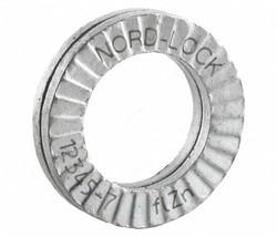 Nord-Lock Wedge Locking Washer, 1236, Steel, M8