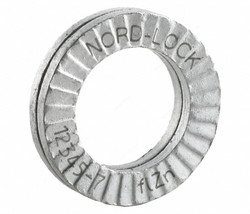 Nord-Lock Wedge Locking Washer, 1250, Steel, M10