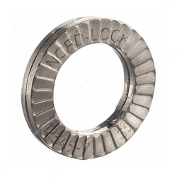 Nord-Lock Wedge Locking Washer, 1086, Stainless Steel, 1/4 Inch