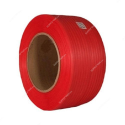 PP Strap Roll, Polypropylene, 12MM Width, 4 Kg, Red