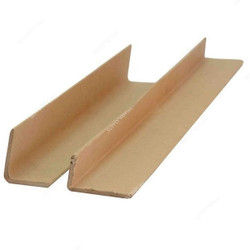 Corrugated Edge Protector, 3MM Thk, 3.5CM x 3.5CM Wing Size, 2 Mtrs Length, 50 Pcs/Pack