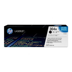 HP Original LaserJet Toner Cartridge, CC530A, 304A, Black